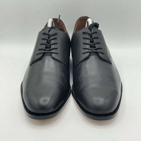 Men's Coach Sculpted C Derby Leather Slip On Loafer Shoes Black Size 9D - Picture 3 of 12